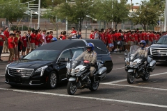 Arizona Procession, Memorial, and Departure