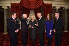 Senator John McCain is sworn in to the 115th Congress, 2017