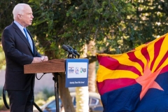 Senator John McCain speaking in Arizona, 2015