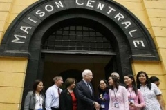 Senator John McCain visits the Hanoi Hilton, Vietnam, 2009