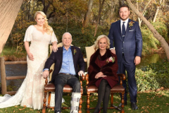 Meghan, John and Cindy McCain, and Ben Domenech at Meghan and Ben's wedding, 2017