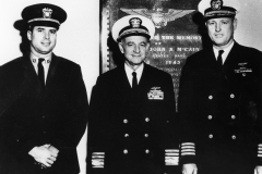 John McCain and father at naming of McCain Field, Meridian, Mississippi, March 4, 1966